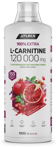 Atlecs L-carnitine 120000 mg, 1000 мл. фото 4