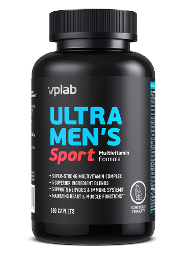 VPLab Nutrition Ultra Mens Sport, 180 caplets