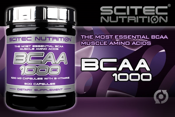 Незаменимые аминокислоты BCAA 1000 от Scitec Nutrition