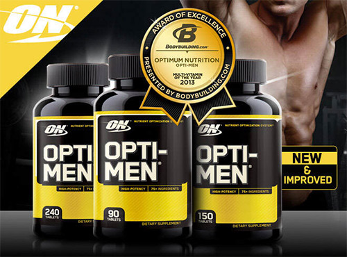 Формула Opti-Men от Optimum Nutrition создана специально для мужчин