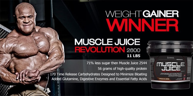 Высокоуглеводный гейнер Muscle Juice Revolution 2600 Ultimate Nutrition, 5040 г