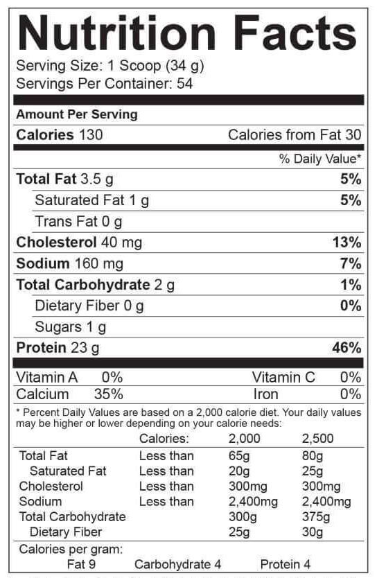 Питательная ценность комплексного протеина Modern Protein от USPLabs со вкусом "Ванильное мороженое" Питательная ценность комплексного протеина Modern Protein от USPLabs со вкусом "Ванильное мороженое"