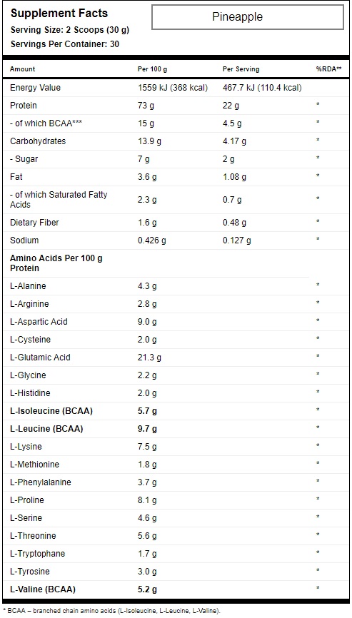 Сывороточный протеин Whey Protein Ultrafiltration Maxler Ананас Сывороточный протеин Whey Protein Ultrafiltration Maxler Ананас