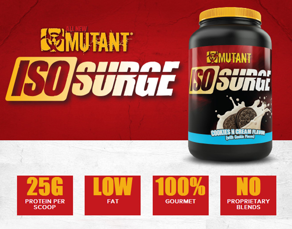 Сывороточный протеин Mutant ISO Surge Fit Foods, 2270 гр.