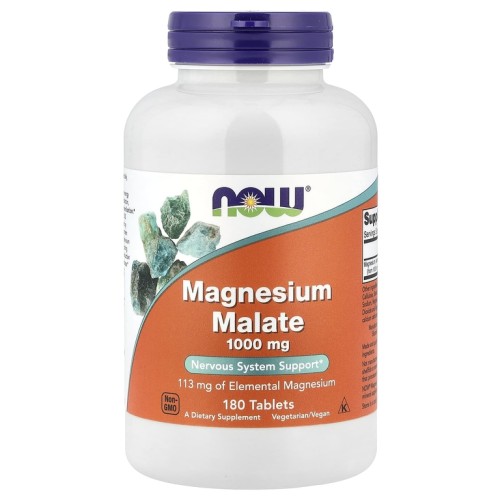 NOW MAGNESIUM MALATE 1000mg 180 таблеток