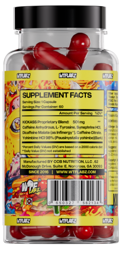 WTF KICK A / Жиросжигатель 60 капсул фото 2
