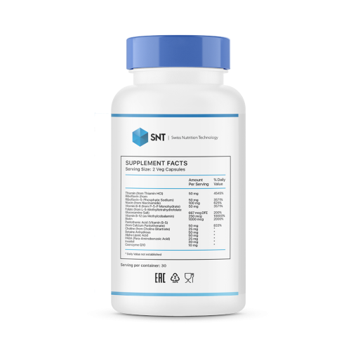 SNT Co-Enzyme B-Complex 60 капсул фото 2