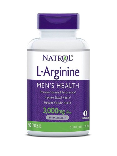Natrol L-Arginine 3000 mg, 90 tabs