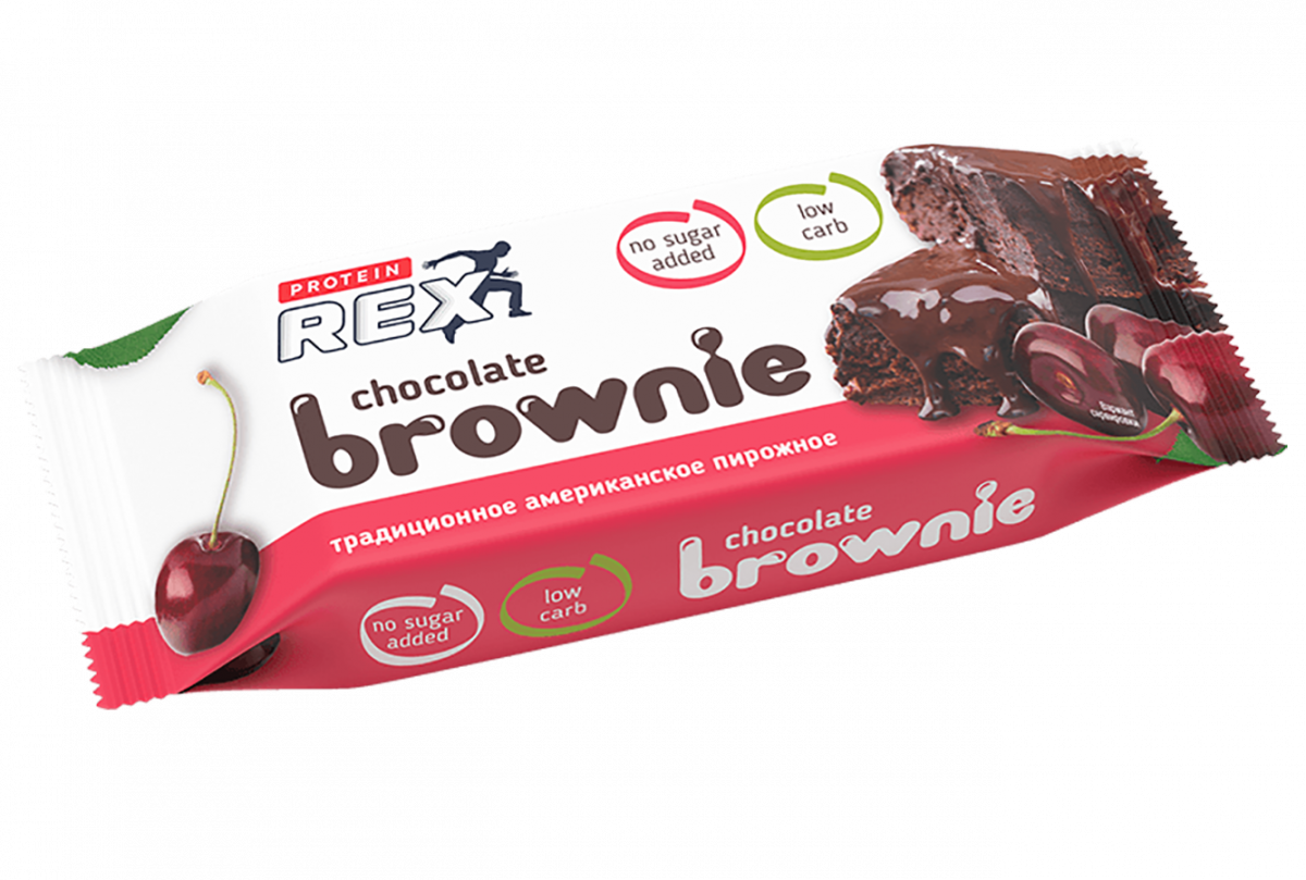 Протеиновое пирожное Protein Rex. PROTEINREX Chocolate Brownie 50g. Классическое. Protein Rex Chocolate Brownie пирожное с вишней 50 гр.. Пирожное PROTEINREX протеиновое, "Брауни" Вишневое, без сахара 50г. Протеиновое пирожное брауни