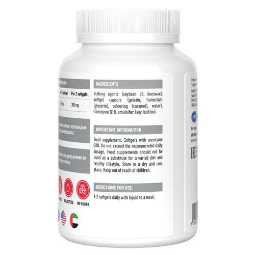 Ultrasupps CoQ10 Antioxidant 100 мг 60 капсул фото 3