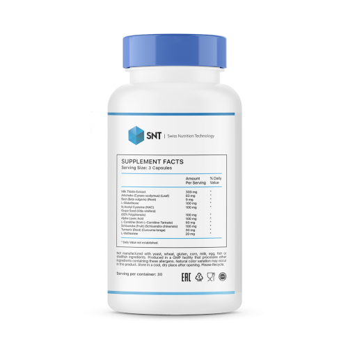 SNT Liver Support 90 капсул фото 2