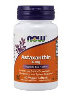 NOW Astaxanthin 4 mg, 60 softgels