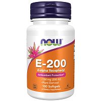 NOW E-200 DA 100 софтгелей