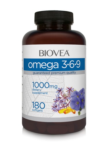 Biovea Omega 3-6-9, 180 softgels