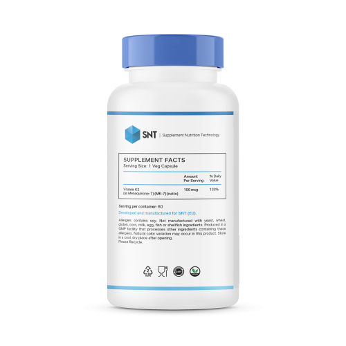 SNT K2 MK7 60 капсул фото 2