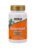 NOW Selenium 200 mcg, 90 vcaps