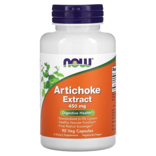 NOW ARTICHOKE EXTRACT 450MG 90 растительных капсул