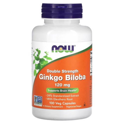 NOW GINKGO BILOBA 120mg 100 капсул
