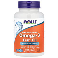 NOW Omega-3 / Омега-3 1000 мг 100 софтгелей