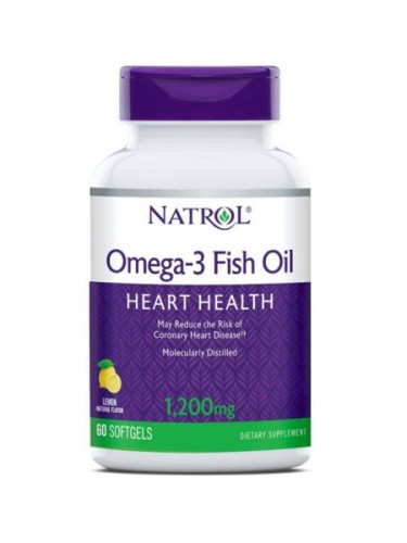Natrol Omega-3 Fish Oil 1200 mg, 60 caps