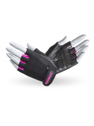 Перчатки Mad Max Rainbow MFG-251 (черные с розовым)