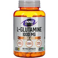 										NOW L-GLUTAMINE 1000 mg 120 капсул									
