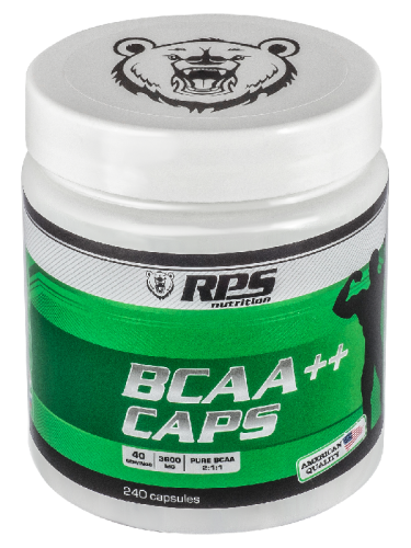 RPS Nutrition BCAA+ CAPS, 240 caps