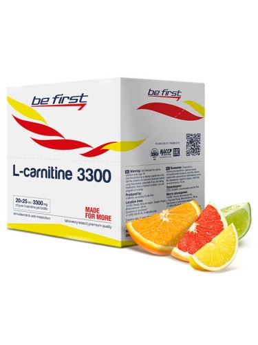 Be First L-Carnitine 3300 mg, 25 ml