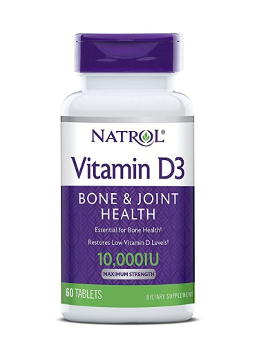 Natrol Vitamin D3, 10000 IU, 60 tabl