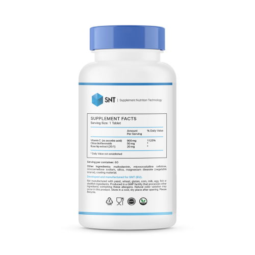 SNT Vitamin C 900 / Витамин С 60 таблеток фото 2