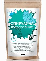 GreenBuffet Спирулина прессованная в таблетках, 100 гр.