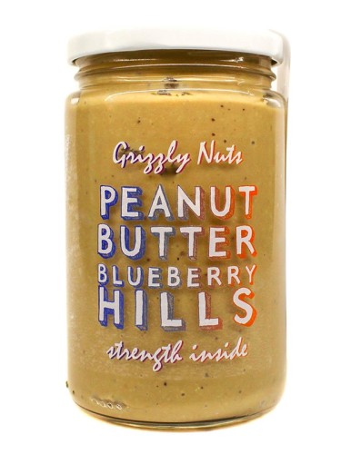 Grizzly Арахисовая паста Blueberry Hills, 370 гр