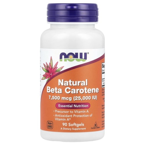 NOW NAT BETA CAROTENE 25000 90 софтгелей