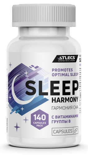 Atlecs Sleep Harmony, 140 caps