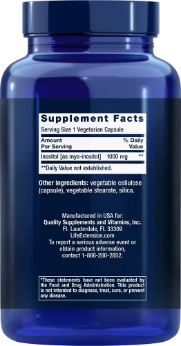 Life Inositol Caps 1000mg 360 капсул фото 2
