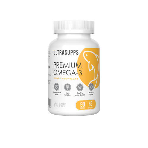 Ultrasupps Premium Omega-3, 90 softgels