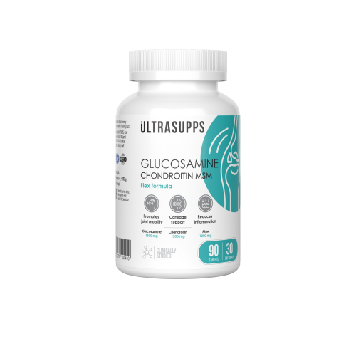 Ultrasupps Glucosamine Chondroitin MSM 90 таблеток