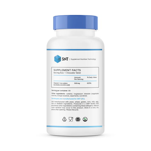 SNT Vitamin C 500 Chewable 90 таблеток фото 2