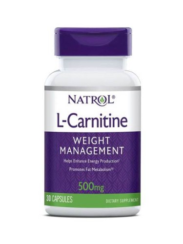 Natrol L-Carnitine 500 mg, 30 caps