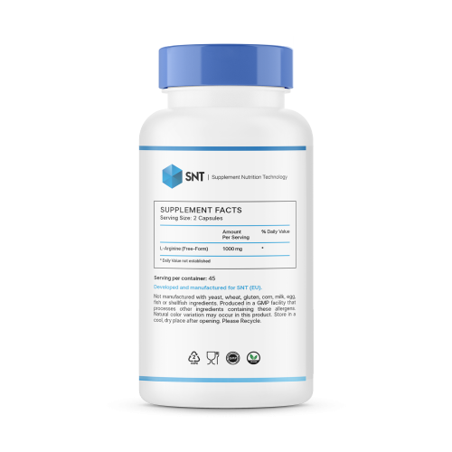 SNT ARGININE 500 мг 90 капсул фото 2