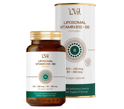 Liposomal Vitamin B12-B9 60 веганских капсул