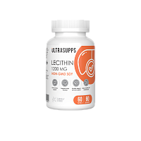 Ultrasupps Lecithin 1200 mg, 60 softgels