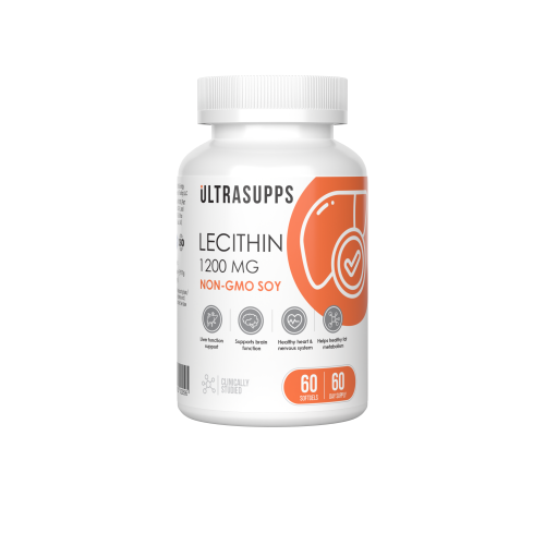 Ultrasupps Lecithin 1200 mg, 60 softgels
