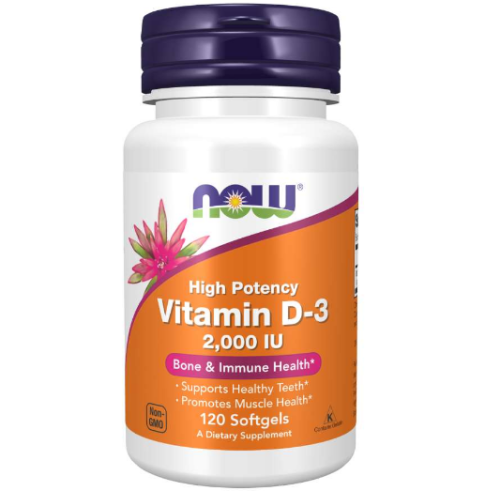 NOW VIT D-3 2000 IU 120 софтгелей