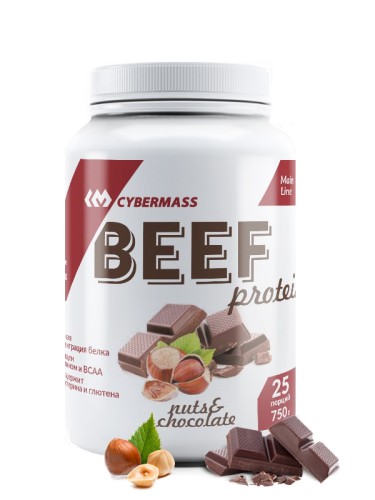 CYBERMASS Beef Protein, 750 g, chocolate nut
