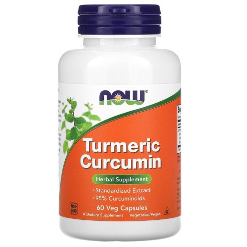 NOW CURCUMIN EXTRACT 95% 665MG 60 растительных капсул