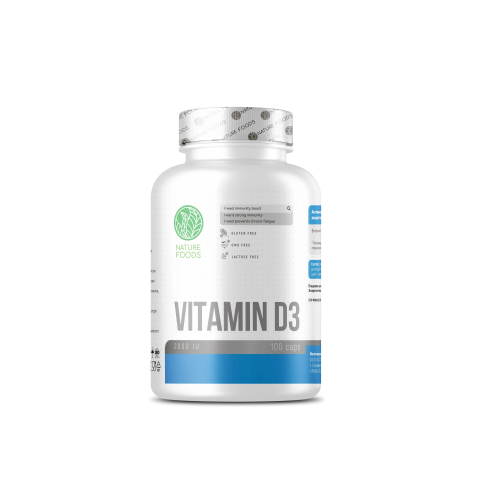 Nature Foods Vitamin D3 2000IU Витамин Д3 100 капс