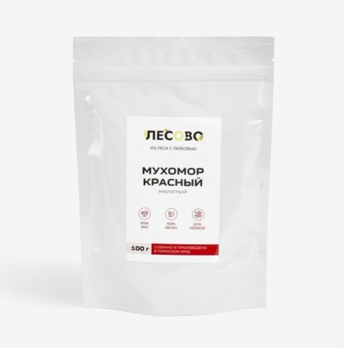 ЛЕСОВО Мухомор Красный Молотый 100 гр