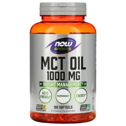 NOW MCT OIL 1,000 MG SOFTGELS 150 софтгелей