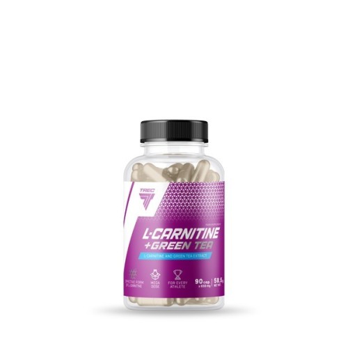 Trec L-CARNITINE + GREEN TEA / L-карнитин, экстракт зеленого чая 90 капсул